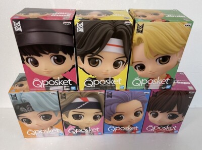 TinyTAN Qposket 全7種セット BTS Bタイプ Q Posket BTS TinyTAN Butter Figure B color Complete 7 Set