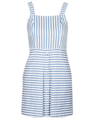 topshop blue and white striped dress sky blue white striped dress Topshop, Women's Fashion, Dresses & Sets,  Dresses on Carousell