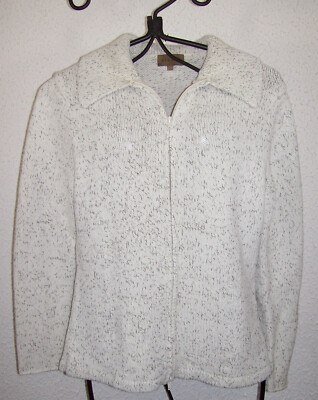Veste Zippée Gigues Pour Femme - Gris Chiné - Taille L - Idéale Automne/hiver