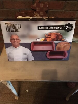 Robert Irvine casserole and loaf pan set New In Box