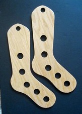 Plain with Holes Oak Sock Blockers by Purrfectly Catchy Designs