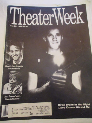 David Drake, Anna Deavere Smith - Theater Week Magazine 1992