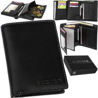 Jones Herren GeldböRse Leder Rfid Portemonnaie Geldbeutel Geldtasche Brieftasche