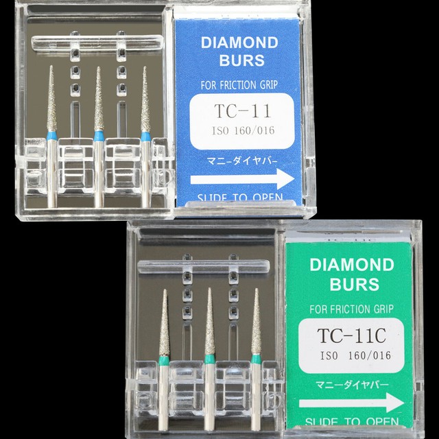 10Boxes TC11C MANI BURS Dental High Speed Handpiece Diamond Bur Drill
