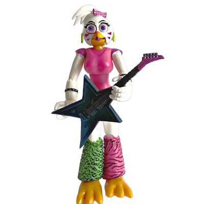 GLAMROCK CHICA FIGURE 9'' FNAF Five Nights At Freddy's SECURITY BREACH MEXICAN