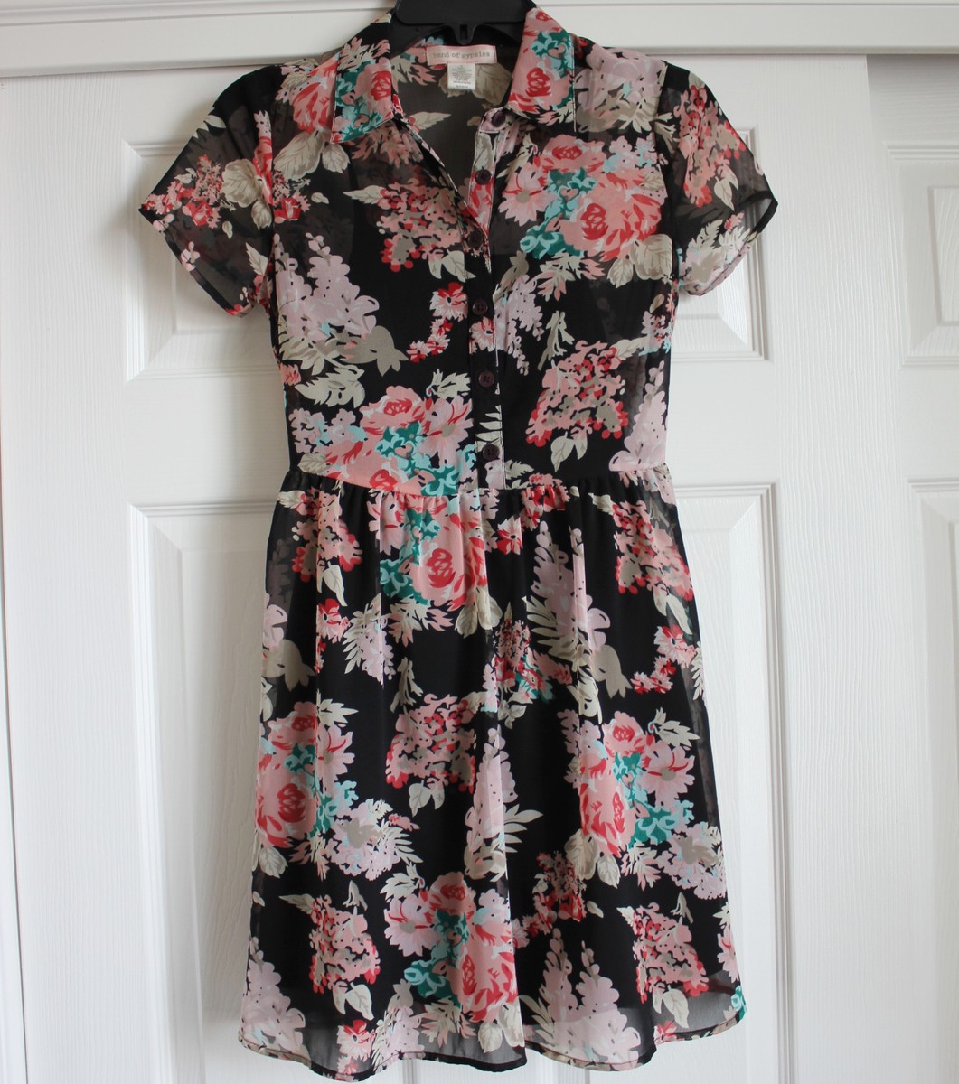 Band Of Gypsies Women's Floral Dress Size XSmall Band Of Gypsies Women's Floral Dress Size XSmall