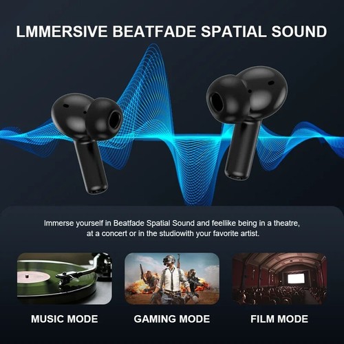 Beatfade S20 Pro Touch Screen ANC Wireless Earphones TWS Noise Cancelling Earbud - Photo 4 sur 22