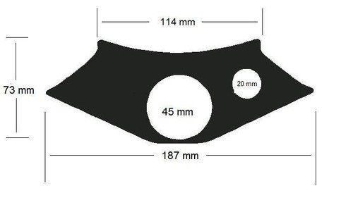 Carbon Effect 3D Resin Domed Top Yoke Trim For Yamaha YZF R6 Model 1999-2002 - Picture 2 of 2