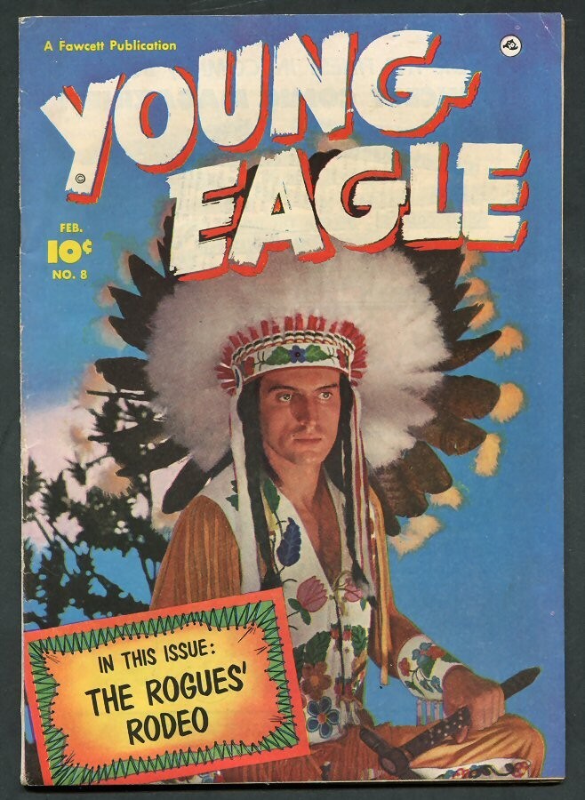 1952 #8 YOUNG EAGLE FAWCETT COMIC BOOK COMIC BOOK....FINE