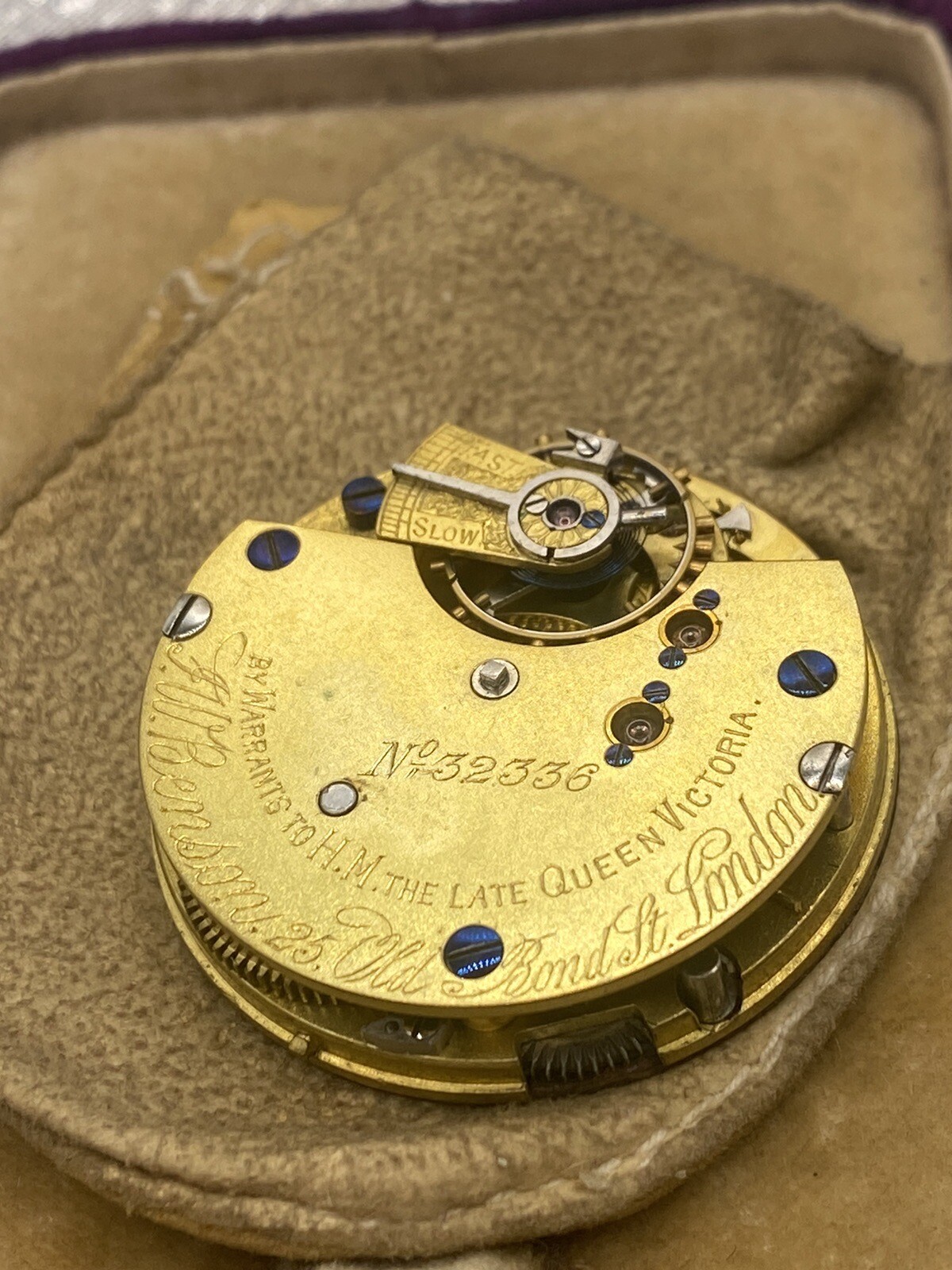 Amazing Antique Pocket Watch Movement And Winder Spares And Repairs