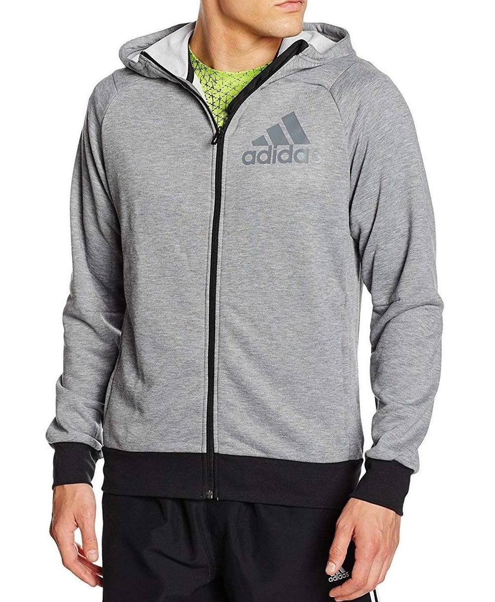 Adidas hoodie mens zip hotsell up