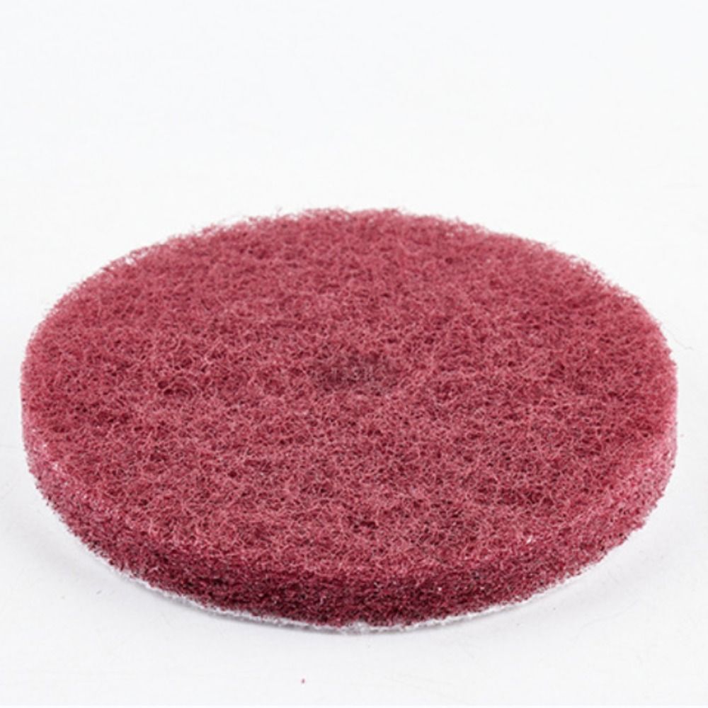 6pcs Green 180 Grit Drill Scuff Pads Flocking Polishing Pad for Rust