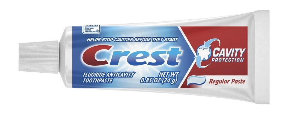 Lote de 60 escovas de dentes e pasta de dentes proteção de cavidade 0,85 oz tamanho de viagem a granel - Imagem 3 de 3