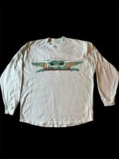 Disney Star Wars The Mandalorian Grogu Mint Green Cotton Spirit Jersey M