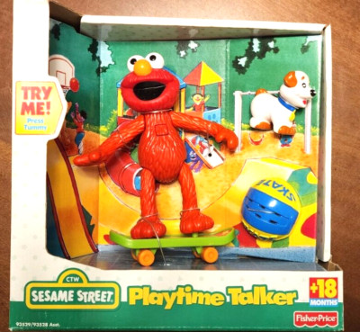 Sesame Street Playtime Talker Plastic Articulated Elmo Action Figure