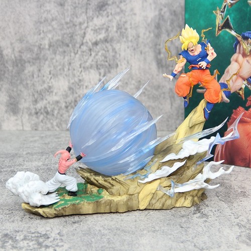 Figurine Scenary Combat Dragon Ball Z Sangoku Vs Majin Buu 22cm - Picture 18 of 24