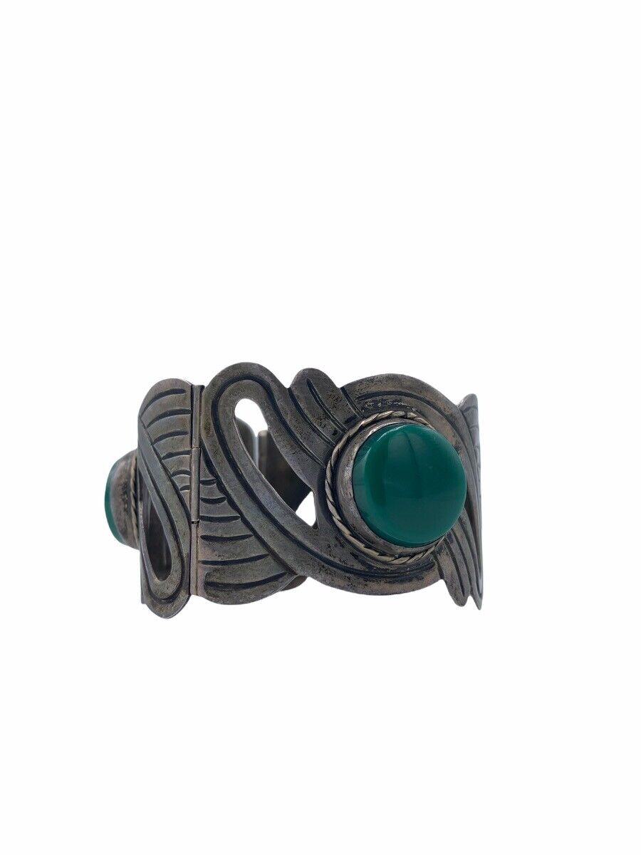 Mexico Vintage Mid Century Onyx Bracelet | happybeans.co.uk