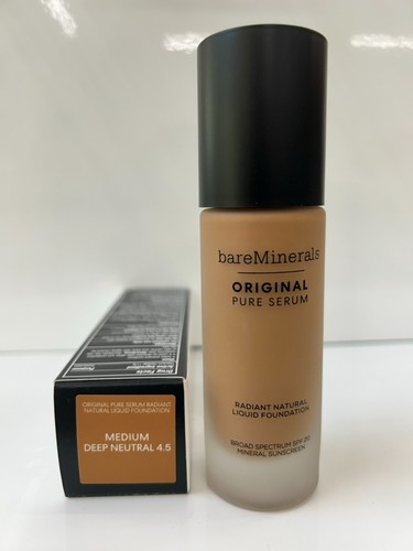 BareMinerals Pure Serum Radiant Liquid Foundation Mineral SPF 20, Select Shade - Picture 19 of 19