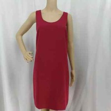 "ANN TAYLOR" RASPBERRY FULLY LINED STRAIGHT SHIFT CASUAL COCKTAIL DRESS SZ:6 NWT