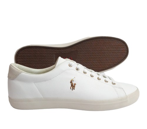 Polo Ralph Lauren Longwood Leather Sneaker Men's Size 14 White