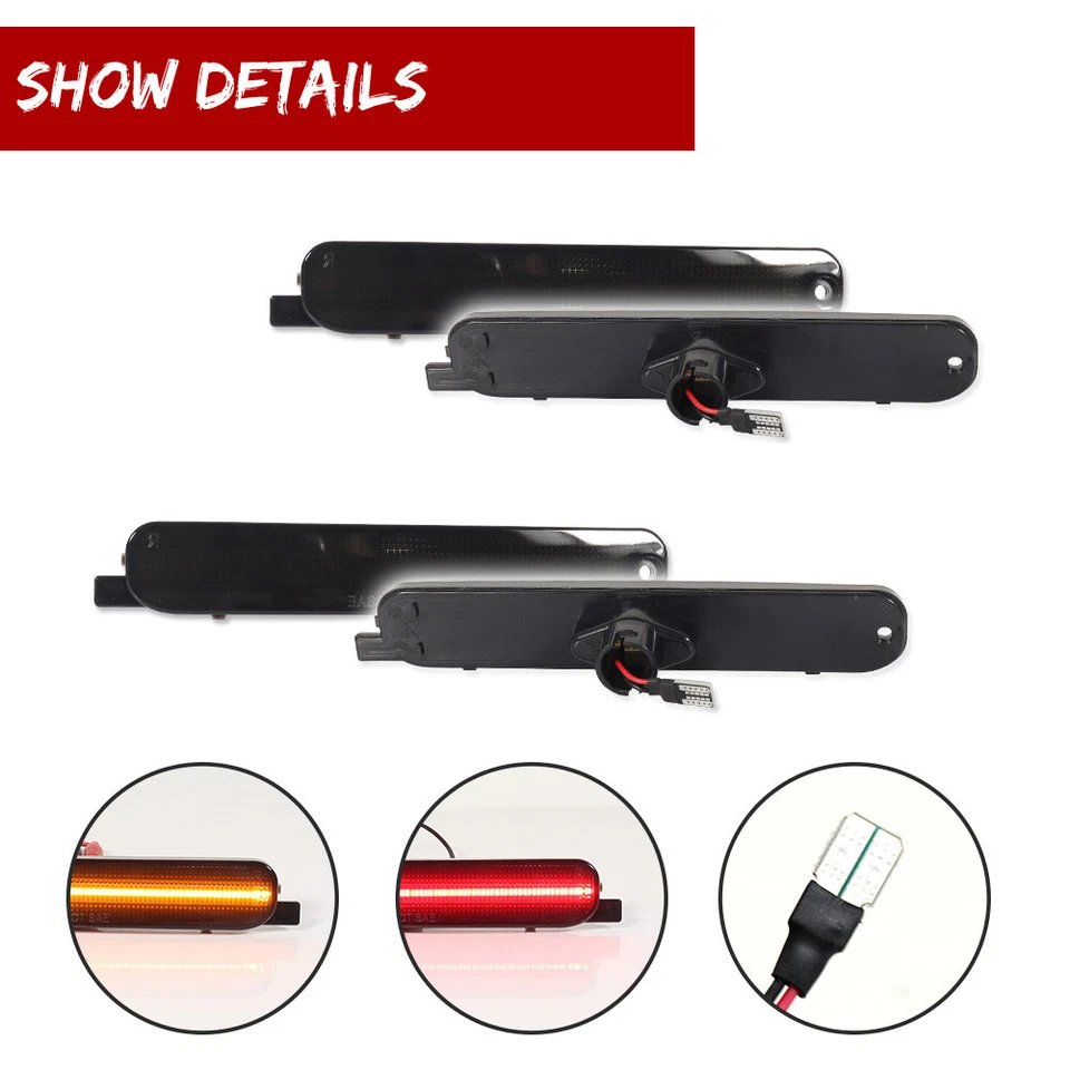 Luces de señalización laterales OEM para parachoques Monte Carlo 95-01 Chevy Chevrolet Lumina 95-99 Foto 4 de 4