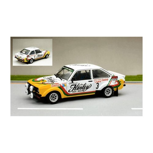 SCALE MODEL COMPATIBLE WITH FORD ESCORT MKII RS1800 N.3 2nd RALLY YPRES 1978 STA