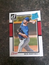 2014 Panini Donruss Rookie Nick Martinez RC Card# 239. rookie card picture
