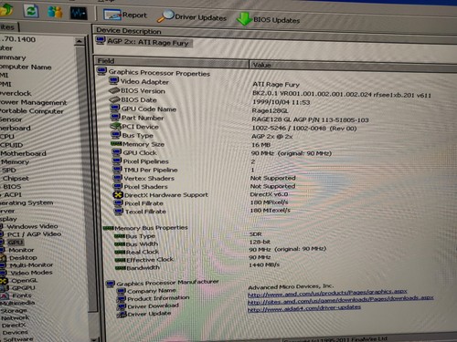 Ati Rage Fury Xpert 128, Agp2x video card,Grafikkarte - Bild 5 von 7