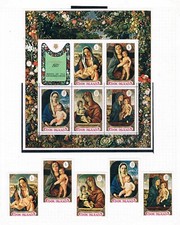 Cook Is. 1971-72 Noël Et Pâques - SC 310-316a, B14 [SG 365-MS376] MINT K3