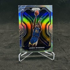 2020-21 NBA Prizm James Wiseman Silver Holo Rookie RC Golden State Warriors