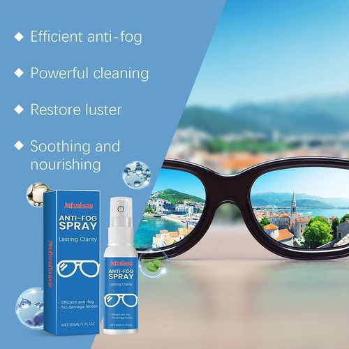 Anti fog cleaning spray For glasses Liquid Eyeglass \ν Nice Cleaner Spray X3N4 - Picture 8 of 19