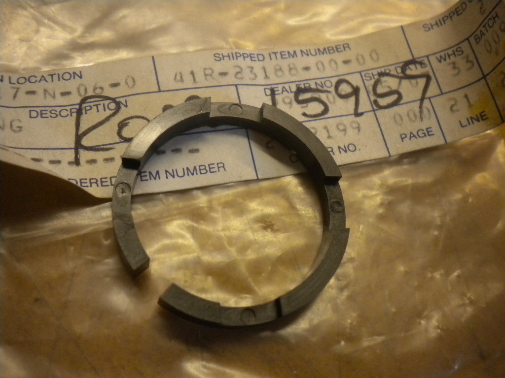 NOS Yamaha OEM Front Fork O Ring 1984 XVZ1200 41R-23188-00 | eBay