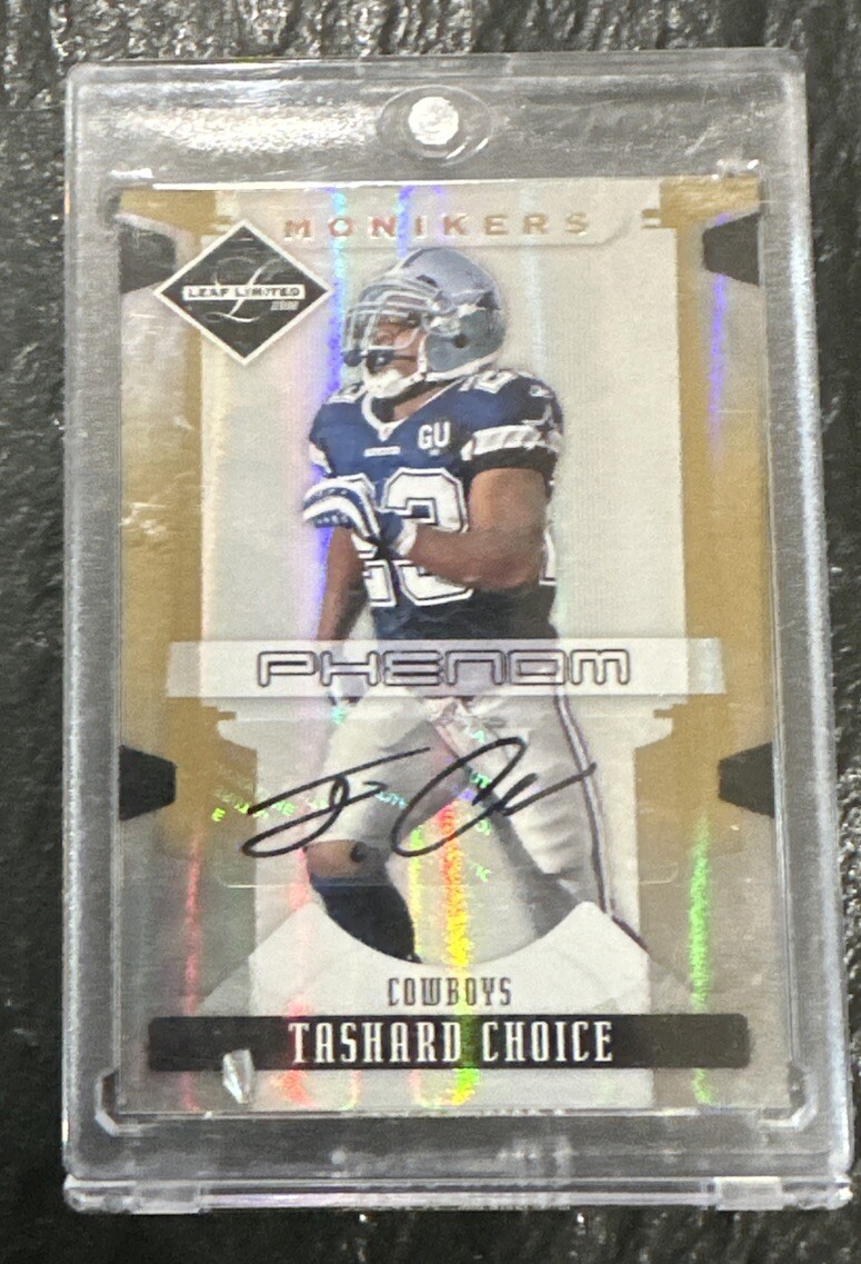 Tashard Choice Leaf Limited #290 Monikers Autograph-Gold