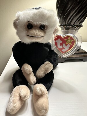 Vtg. TY Beanie Baby-Mooch the Spider Monkey-DOB 8/1/1998-original tags