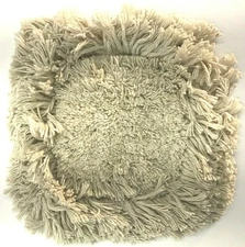 Chenille Mop Head Refill 100% Cotten 7" x 7.5" fits 5.75" x 5.75" mop pad 2 PACK