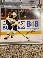 Jake Debrusk Signed Autographed Boston Bruins 8X10 Photo