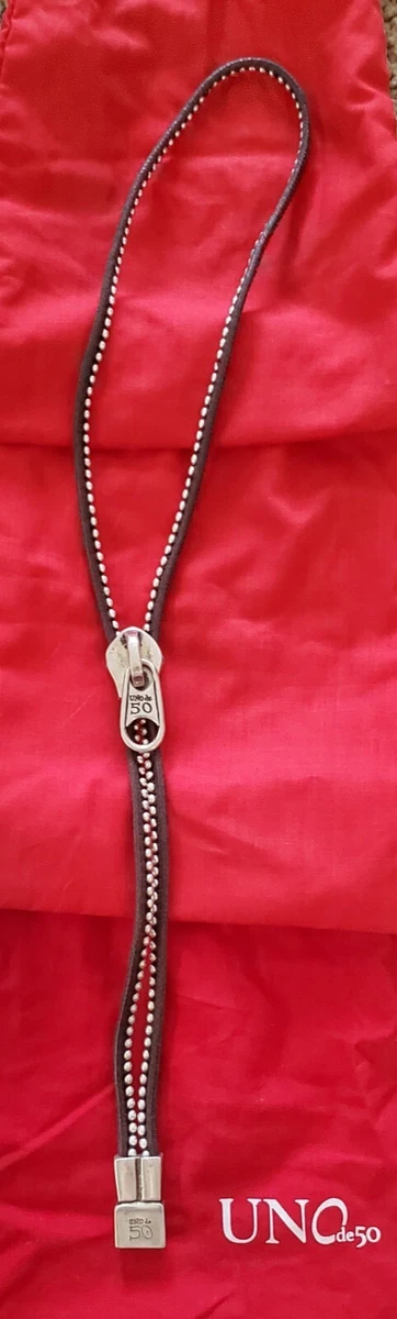 Uno de 50 zipper best sale necklace