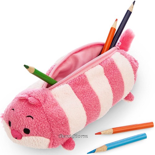 Estuche de lápices de felpa bolsa de cosméticos 8" Cheshire Cat Alicia País de las Maravillas ''Tsum Tsum'' - Imagen 4 de 4