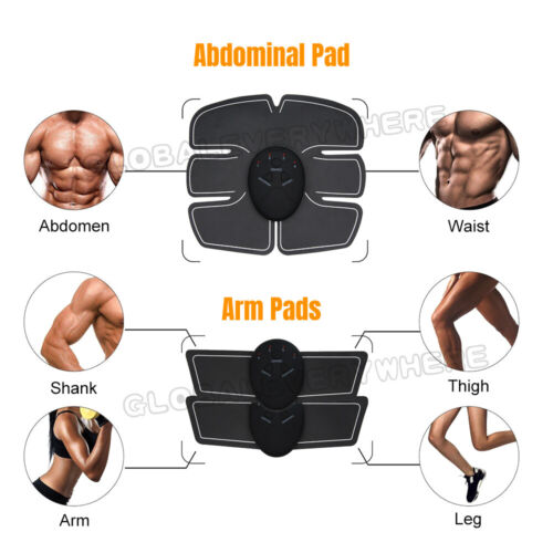 Ultimate Muscle ABS Stimulator Training Gear Trainer Six Pad Body EMS Exercise - Picture 3 of 9