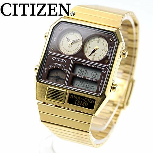 CITIZEN JG2103-72X Watch Analogitemp ANA-DIGI TEMP Reprint gold japan - Picture 3 of 4