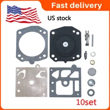 10PCS Carburetor Carb Repair Kit Replacement For Walbro K22-HDA