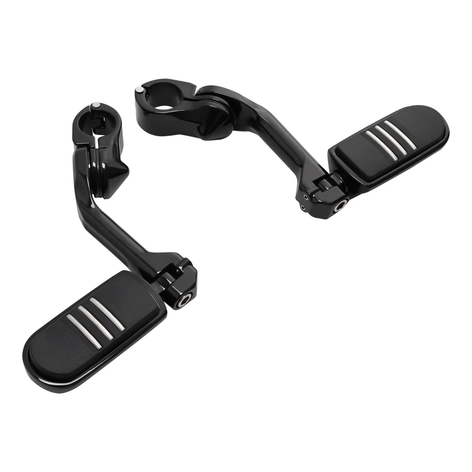 Clavijas de pie de carretera de 1,25" 1-1/4" 32 mm para Harley Touring Road King Street Glide Foto 2 de 4