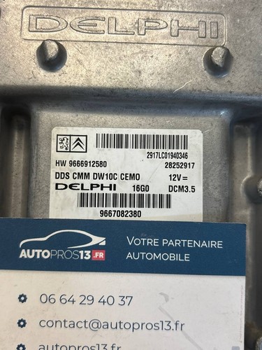 DCM3.5 DW10C CALCULATEUR MOTEUR A DECODER PEUGEOT 3008 HW9666912580 9667082380 - Imagen 4 de 4