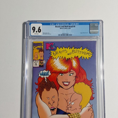 Beavis and Butt-Head 4 CGC 9,6 casi nuevo+ páginas blancas American Amazons MTV - Imagen 2 de 4