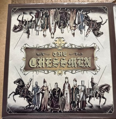 Die Schachmänner Original Kreuzfahrer Schachfiguren - Mittelaltermotiv, handbemalt. Neu