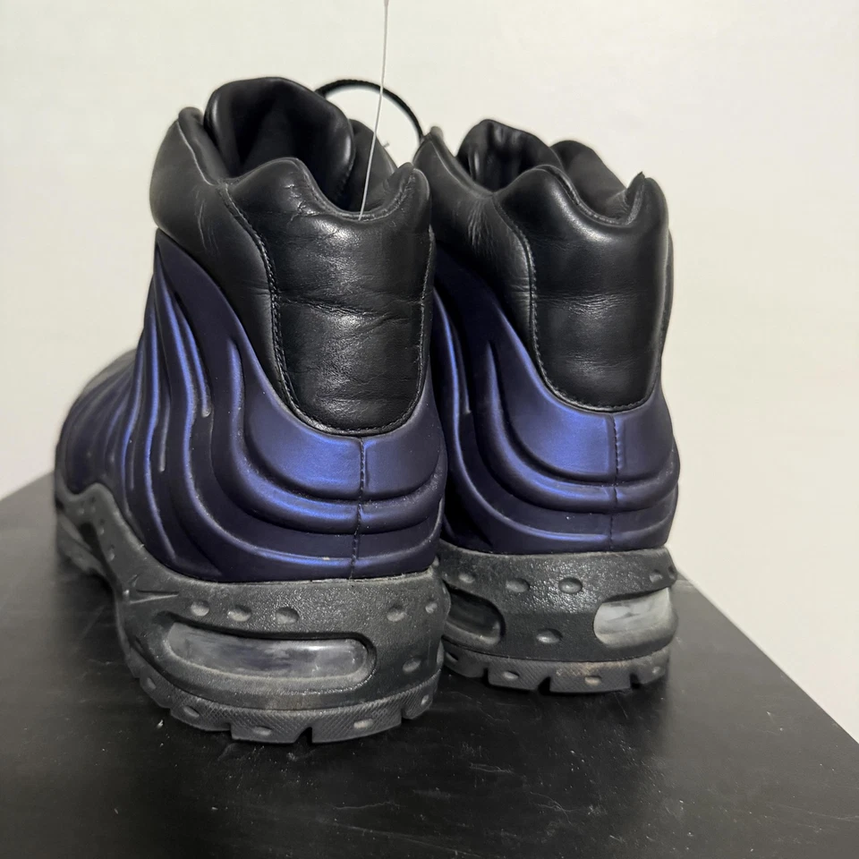 Botas Nike ACG para Hombres Negras Púrpura Air Max Cúpula de Espuma Foamposite Berenjena Talla 14 Foto 2 de 4
