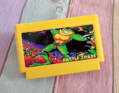 Battletoads game cartridge dendy 8 bit 