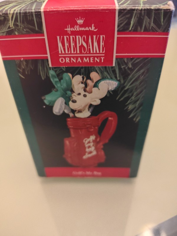 Hallmark 1990 Keepsake Ornament Golf’s My Bag