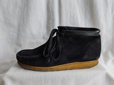 Clarks Wallabee Boots EU 43 UK 9 schwarz Crepe 26063446 Wallabee