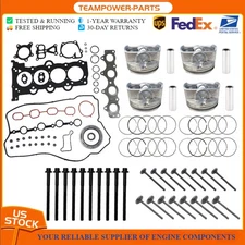 G4FD Engine Piston & gasket and bolts Kit For 2012-2016 Hyundai KIA 1.6L 